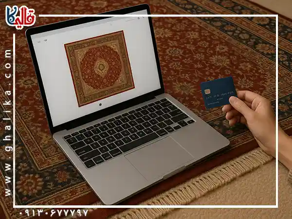 خرید اینترنتی فرش قالی کاشان قالیکا