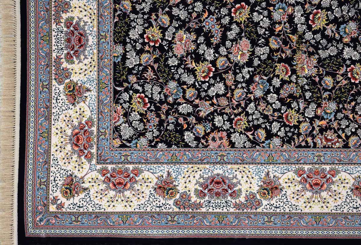 فرش طرح افشان کاشان قالی کاشان