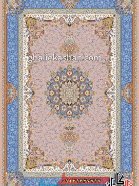 فرش 1200 شانه طرح سالار زمینه بژ کاشان