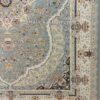 فرش 1500 شانه طرح آرشیدا زمینه فیلی گل برجسته - خرید فرش کاشان از قالی کاشان