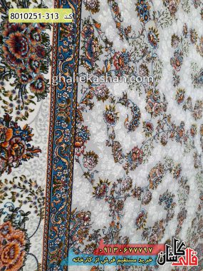 خرید فرش طرح شاهان زمینه فیلی 700 شانه کاشان - فرش کاشان قالی کاشان