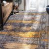 فرش وینتیج مدرن طوسی رنگ، فرش کاشان قالی کاشان