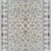 فرش طرح ارغوان (النترا) 1200 شانه نقره ای قالی کاشان - فرش کاشان