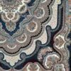 فرش کاشان قالی کاشان خرید فرش طرح باغ ملک سرمه ای رنگ 700 شانه - فرش بدون حاشیه