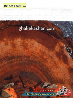 فرش آشپزخانه مدرن و جدید کاشان طرح چای دارچین 700 شانه زمینه متالیک
