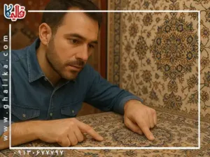 شناخت فرش 1200 شانه اصل قالیکا قالی کاشان