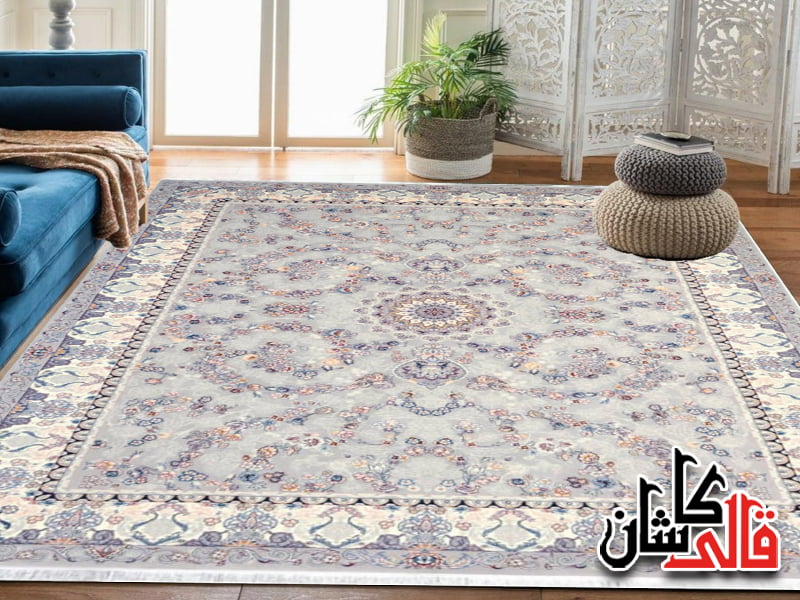 فرش 700 شانه نیاوران طرح خشتی فیلی کاشان