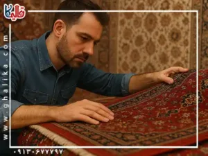 نگهداری فرش دستباف قالیکا قالی کاشان