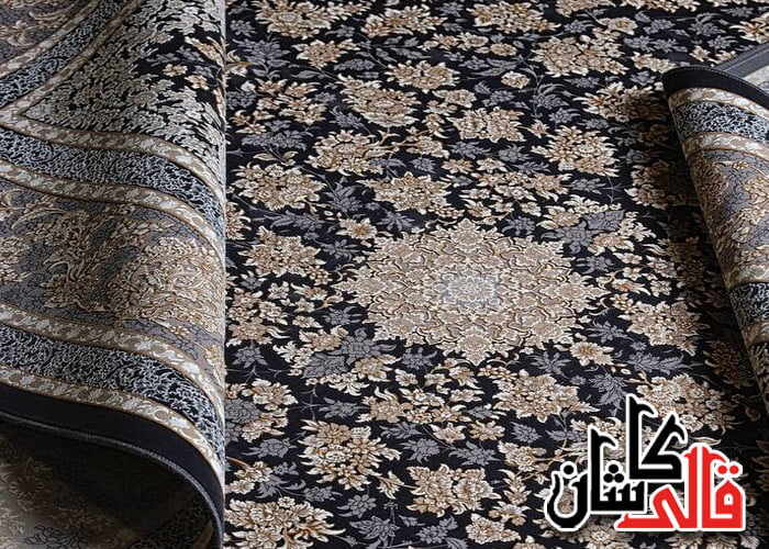 فرش 700 شانه نیاوران طرح خشتی فیلی کاشان