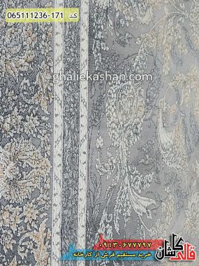 خرید فرش قالی کاشان فروش فرش ماشینی وینتیج 1200 شانه طرح گل مرغ ابروباد کاشان گل برجسته نزدیک