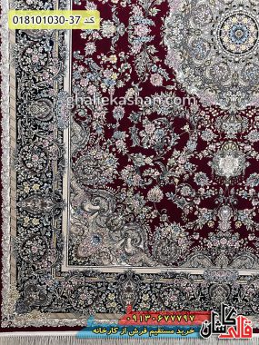 قیمت خرید فرش قالی کاشان فروش فرش ماشینی 1000 شانه طرح الا رز زمینه روناسی کاشان گل برجسته حاشیه