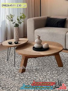قیمت خرید فرش قالی کاشان فروش فرش ماشینی مدرن و فانتزی طرح افشان سبلان زمینه طوسی کاشان گل برجسته دکوراسیون