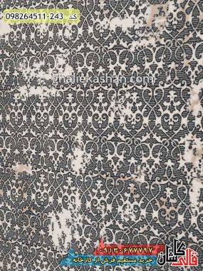 قیمت خرید فرش قالی کاشان فروش فرش ماشینی مدرن و فانتزی وینتیج طرح افشان آسمان زمینه طوسی کاشان گل برجسته زمینه