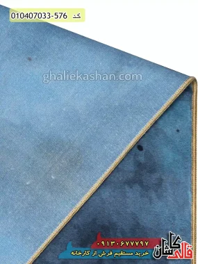 قیمت خرید فرش قالی کاشان فروش فرش ماشینی مدرن 700 شانه طرح رنگ روغنی زمینه سبز کاشان نزدیک 3