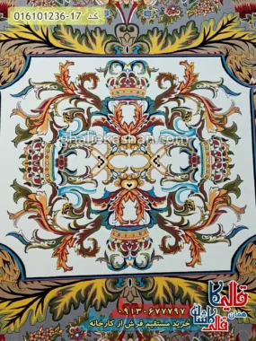 فرش 1200 شانه طرح آدریانا رنگ طوسی نقره ای کاشان زمینه