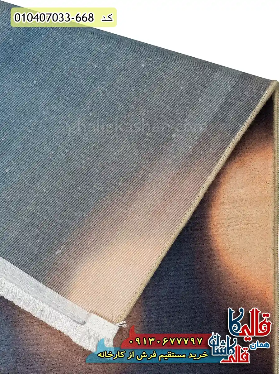 فرش کودک دخترانه 700 شانه طرح خاله ریزه رنگ صورتی کاشان نزدیک4