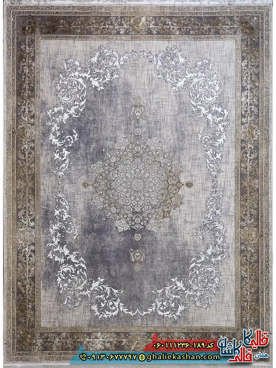 فرش طلاکوب وینتیج 1200 شانه طرح همدم رنگ کرم صدفی گل برجسته کاشان اصلی فرش طلاکوب وینتیج 1200 شانه طرح همدم رنگ کرم صدفی گل برجسته کاشان اصلی