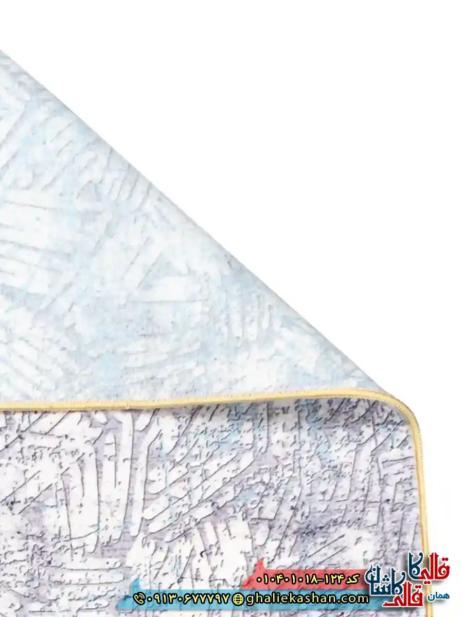 فرش مدرن وینتیج 1000 شانه طرح افشان برفینه زمینه طوسی نقره ای کاشان نزدیک