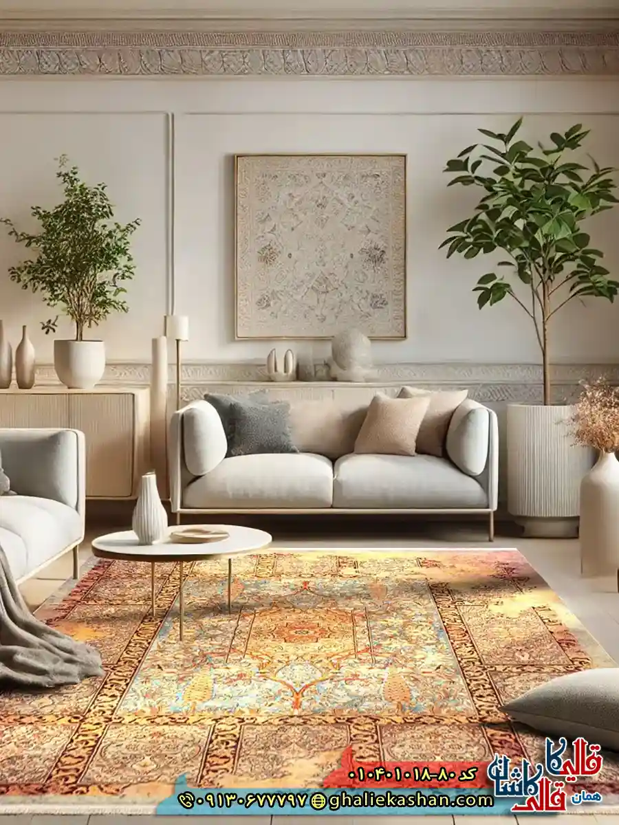 فرش 1000 شانه خشتی طرح نقش جهان زمینه سبز سدری کاشان دکوراسیون فرش 1000 شانه خشتی طرح نقش جهان زمینه سبز سدری کاشان دکوراسیون