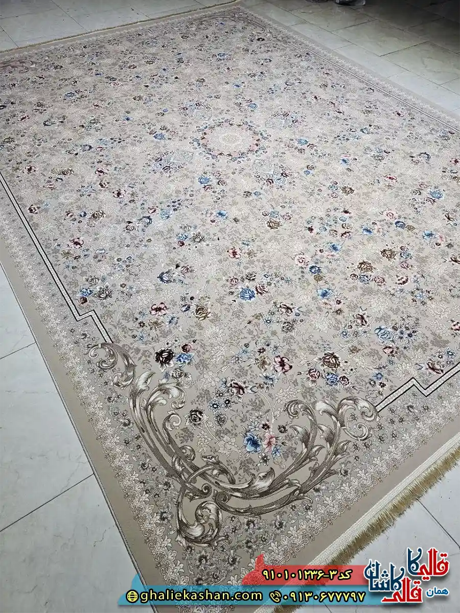 فرش طلاکوب کلاسیک 1200 شانه طرح افشان شیدا رنگ نسکافه ای قهوه ای کاشان اصلی فرش طلاکوب کلاسیک 1200 شانه طرح افشان شیدا رنگ نسکافه ای قهوه ای کاشان اصلی