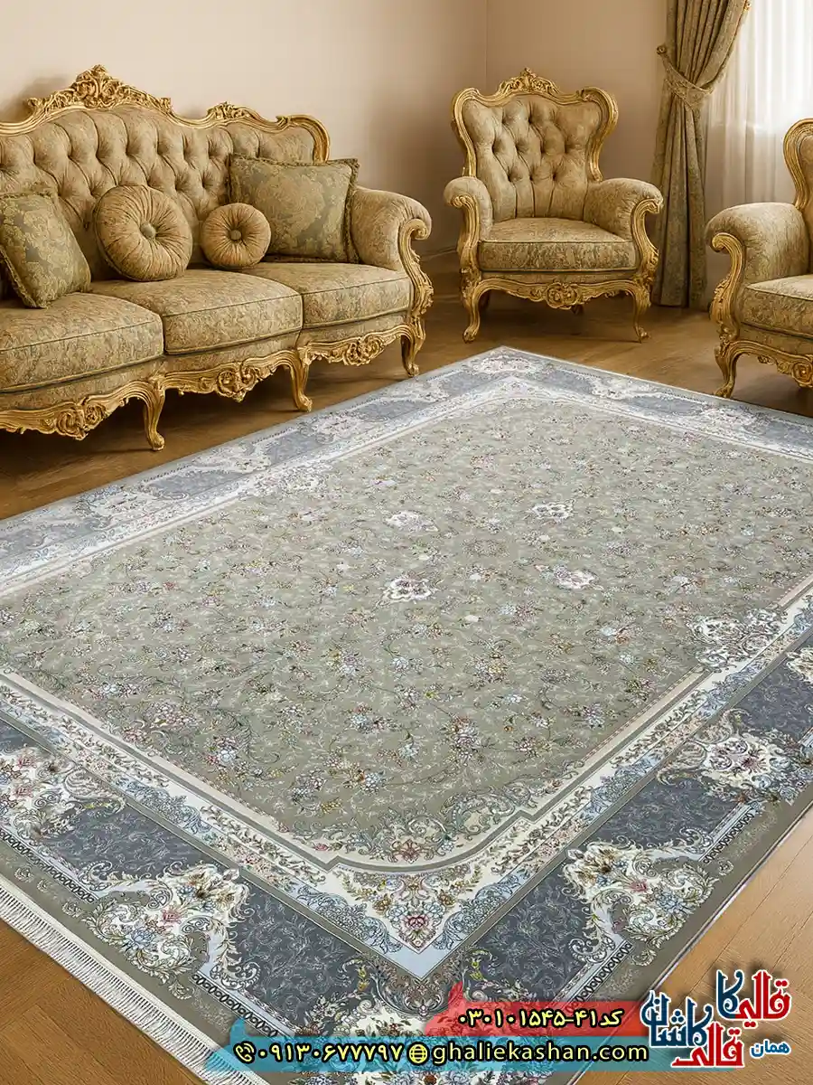 فرش 1500 شانه طرح افشان مهرسا رنگ قهوه ای نسکافه ای کاشان دکوراسیون فرش 1500 شانه طرح افشان مهرسا رنگ قهوه ای نسکافه ای کاشان دکوراسیون